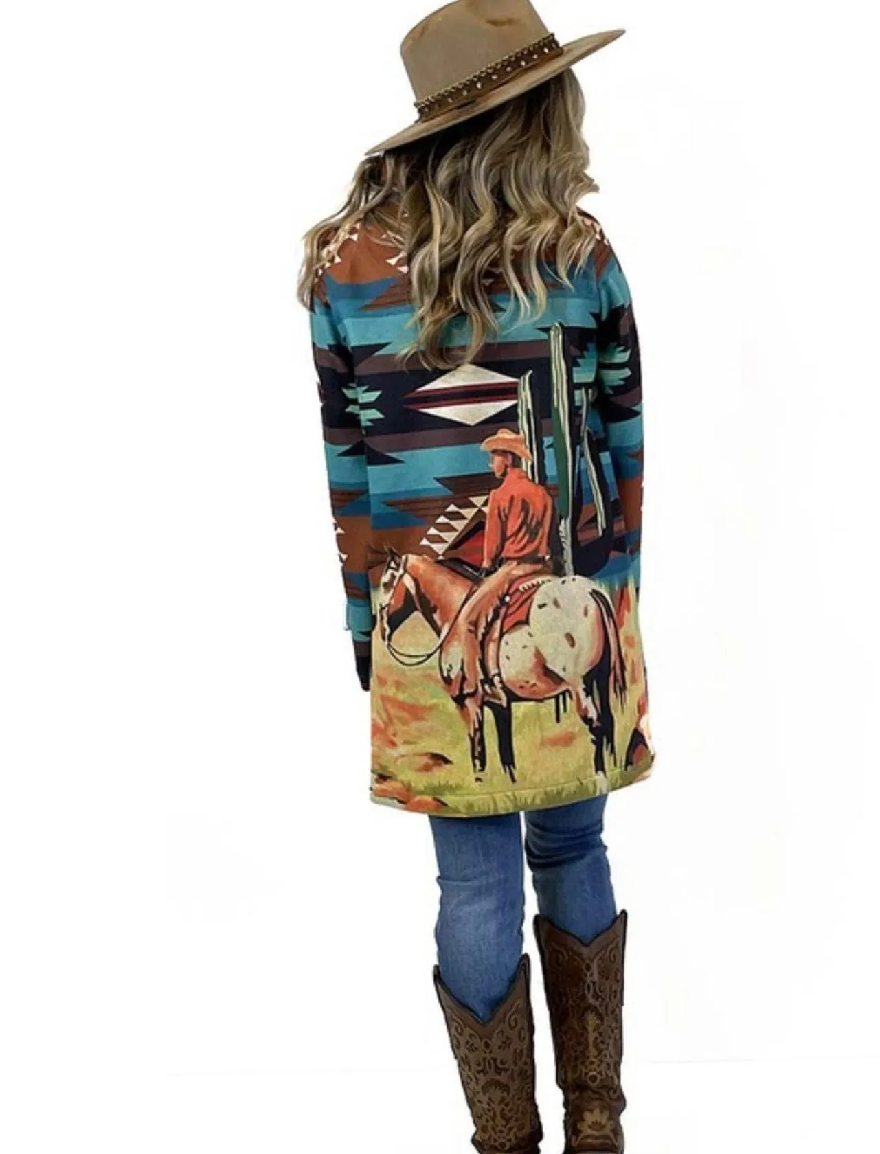 Turquoise Cowgirl Tell it like it is JACKET