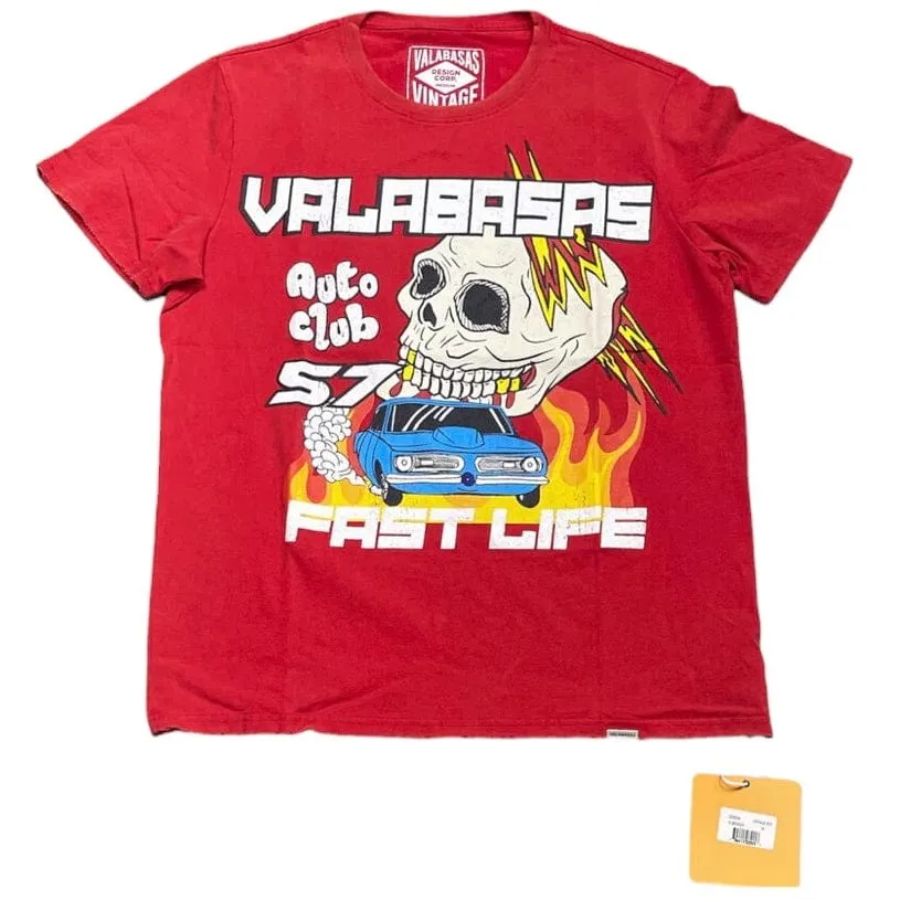 Valabasas "Zooom" Tee (Vintage Red) VLBS9026