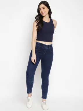 Women Dark Blue Denim Jegging