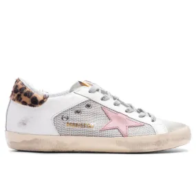 Women's Super-Star - Light Silver/Beige/Black Leopard