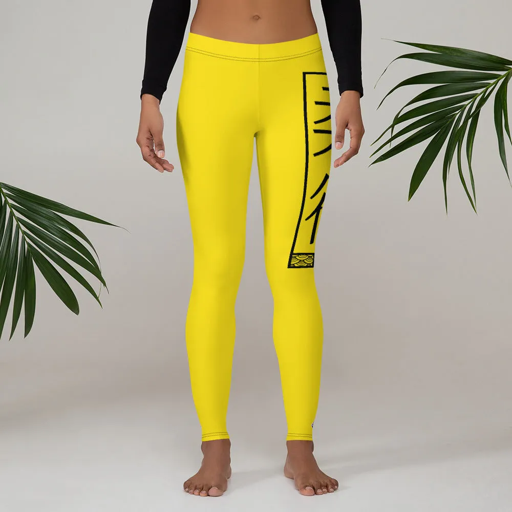 Women's Yoga Pants Workout Leggings For Jiu Jitsu 017 - Golden Sun