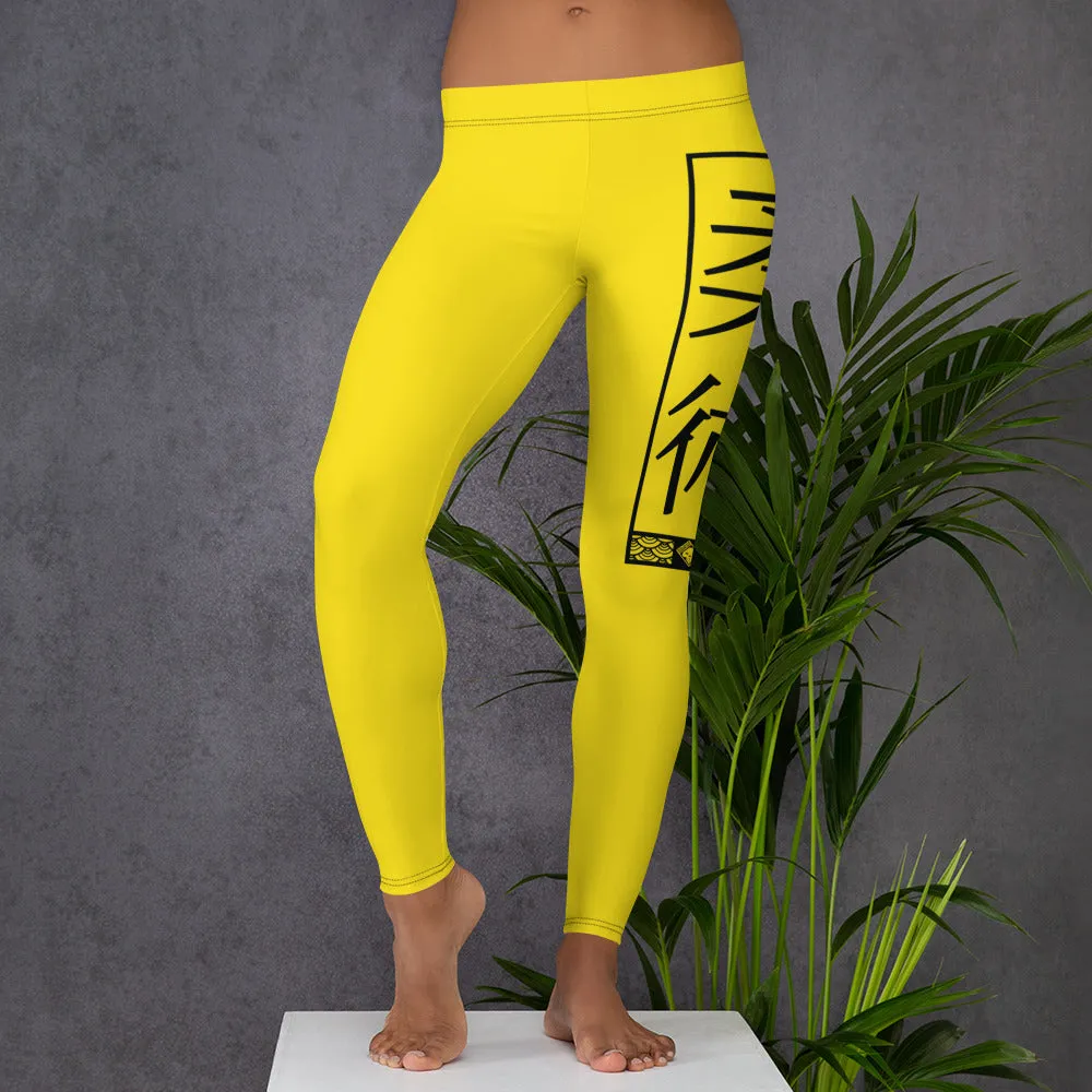 Women's Yoga Pants Workout Leggings For Jiu Jitsu 017 - Golden Sun