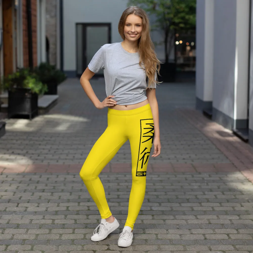 Women's Yoga Pants Workout Leggings For Jiu Jitsu 017 - Golden Sun